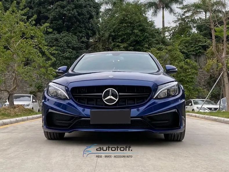 Bara Fata Mercedes C-Class W205 Limo Coupe Station Wagon Cabiolet (2014-2019) Fara Grila Centrala
