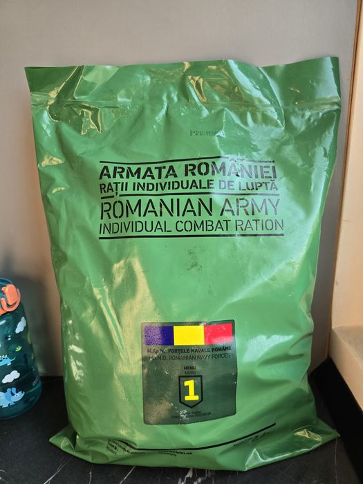 Rație individual de mancare pentru armata, pescuit, drumetii