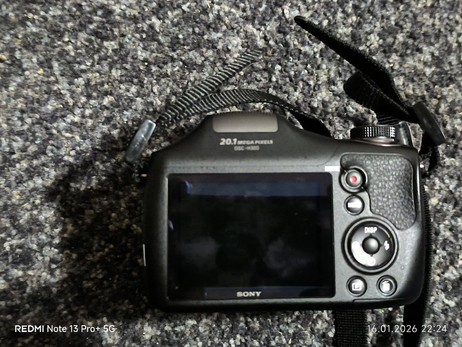 Aparat foto digital ultrazoom Sony DCS H300, 20.1 MP,Negru