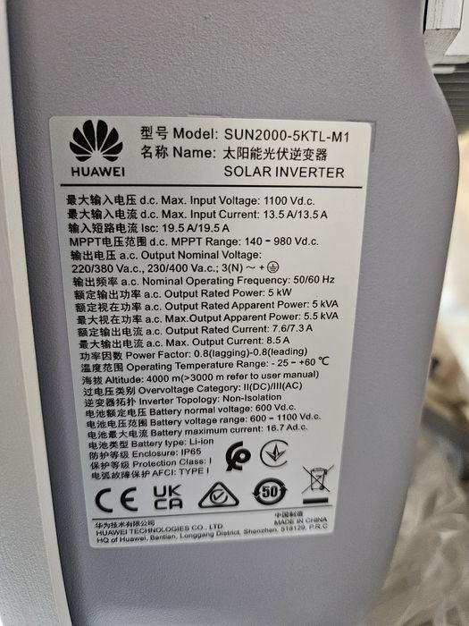 Invertor Huawei Sun 2000-5KTL-M1