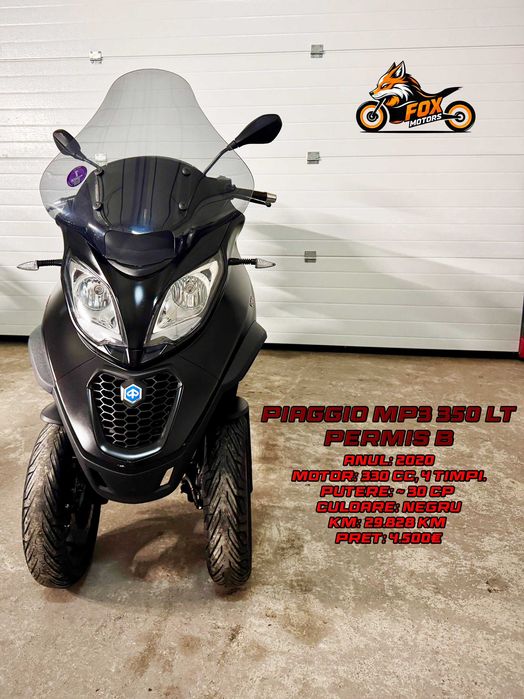Piaggio MP3 LT350 2020 Permis B - Fox Motors Sales