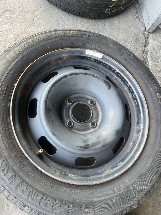 4 бр. метални джанти 15” 4x108 за Ford със зимни гуми