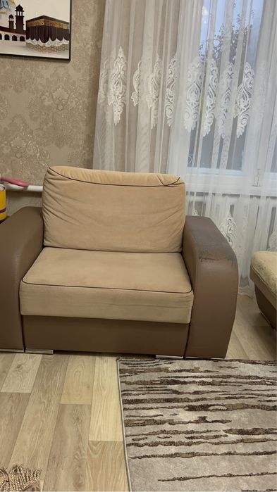 СРОЧНО ! Продам диван и кресло
