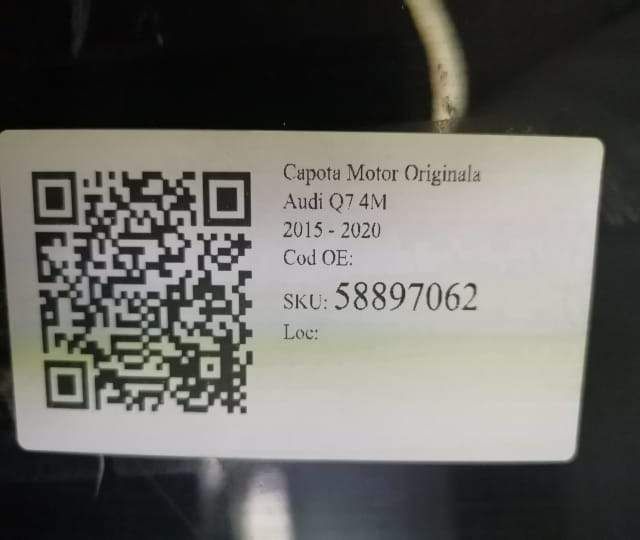 Оригинален преден капак Ауди / Audi Q7 4M Оригинален преден капак за А
