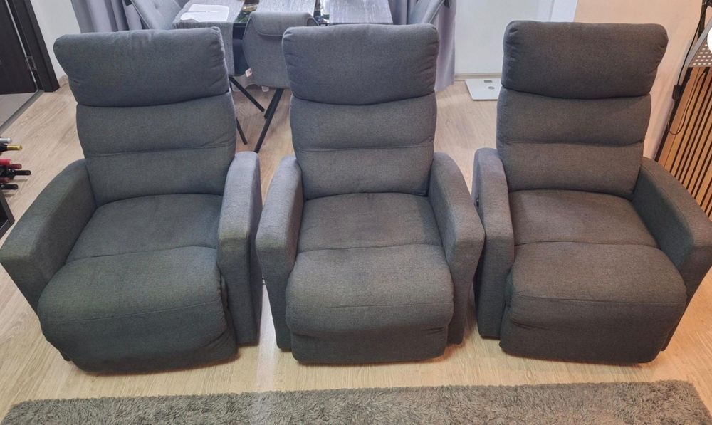 Fotoliu recliner electric Carryhome, 3buc