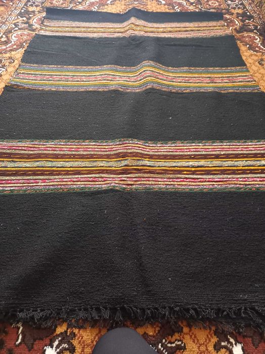 Пъстра тъкана пътека 340 см на115 см
