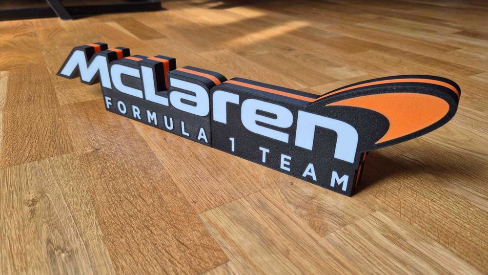 Lampă LED McLaren Formula 1 Team – Decor Premium pentru Fani F1