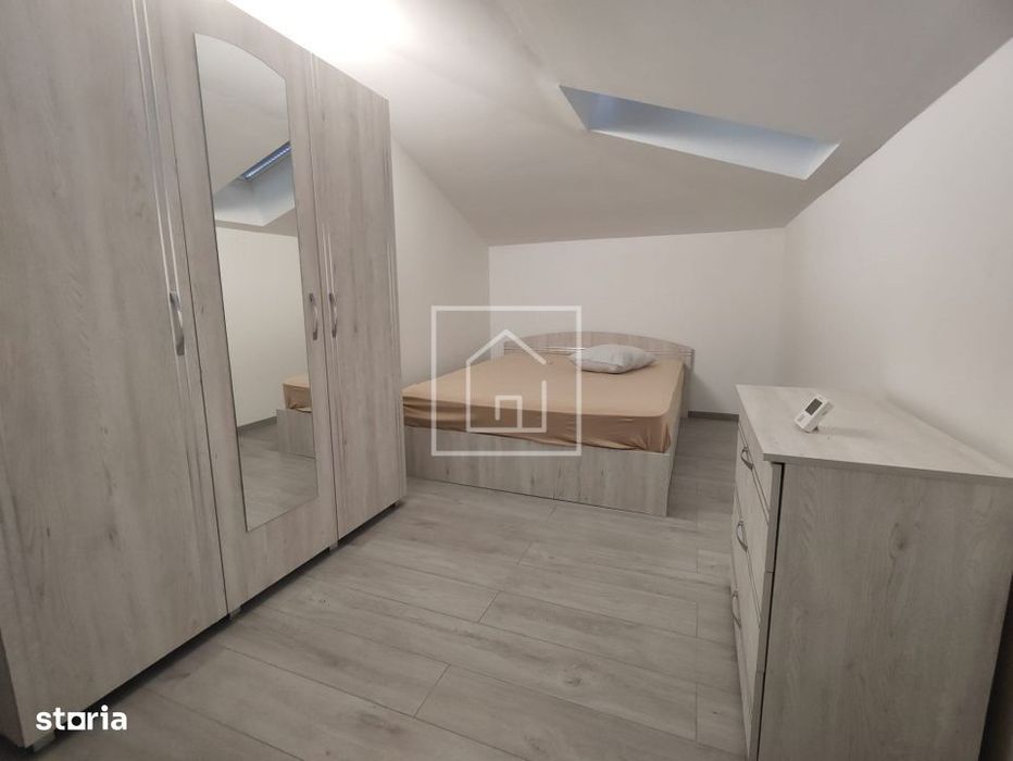 Apartament+extindere mansarda mobilate,renovate, 5 camere,etaj 3, 102