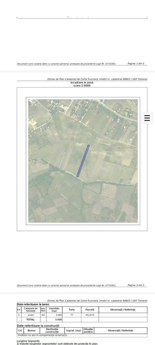Teren intravilan Goruni-Tomesti