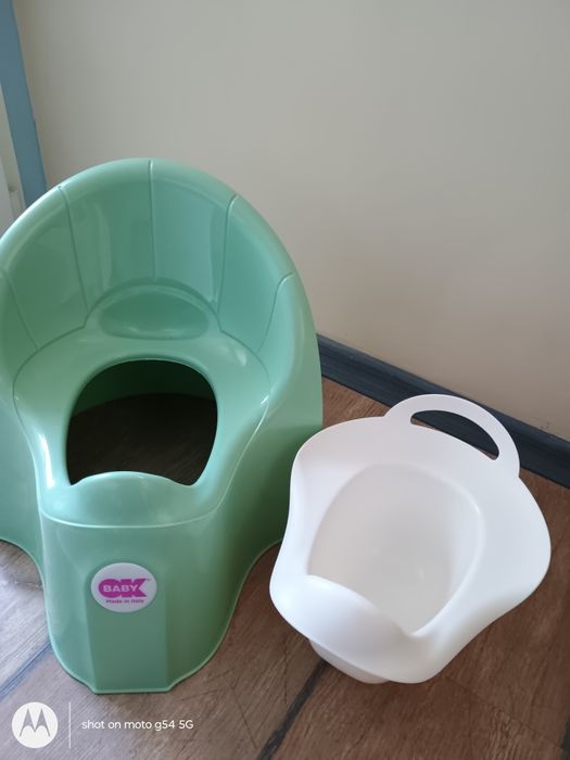 Детски анатомични  различни гърнета, 3 броя, помощно стъпало