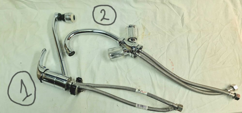 Смесители за умивалник баня, кухня, (смеситена батерия) стоящи 2бр.