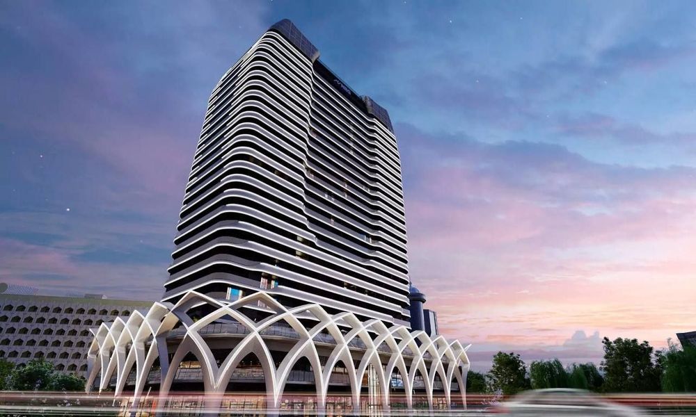 ЖК NRG U-Tower, 1 комнатная квартира 33м² на стадии завершения ремонта