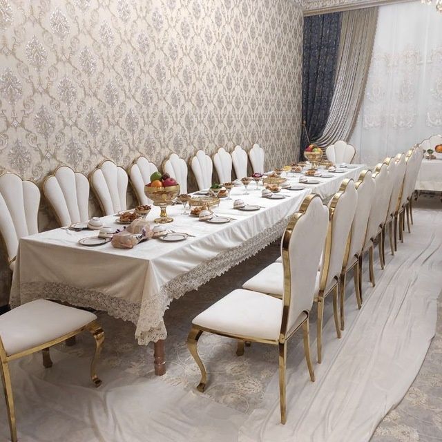 Prokat Stol Stul Yengi Chinni idishlar Qozon oʻchoq prakatga beramiz