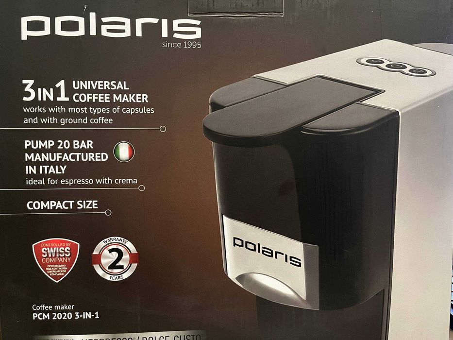 Кофеварка Polaris PCM 2020 3-in-1