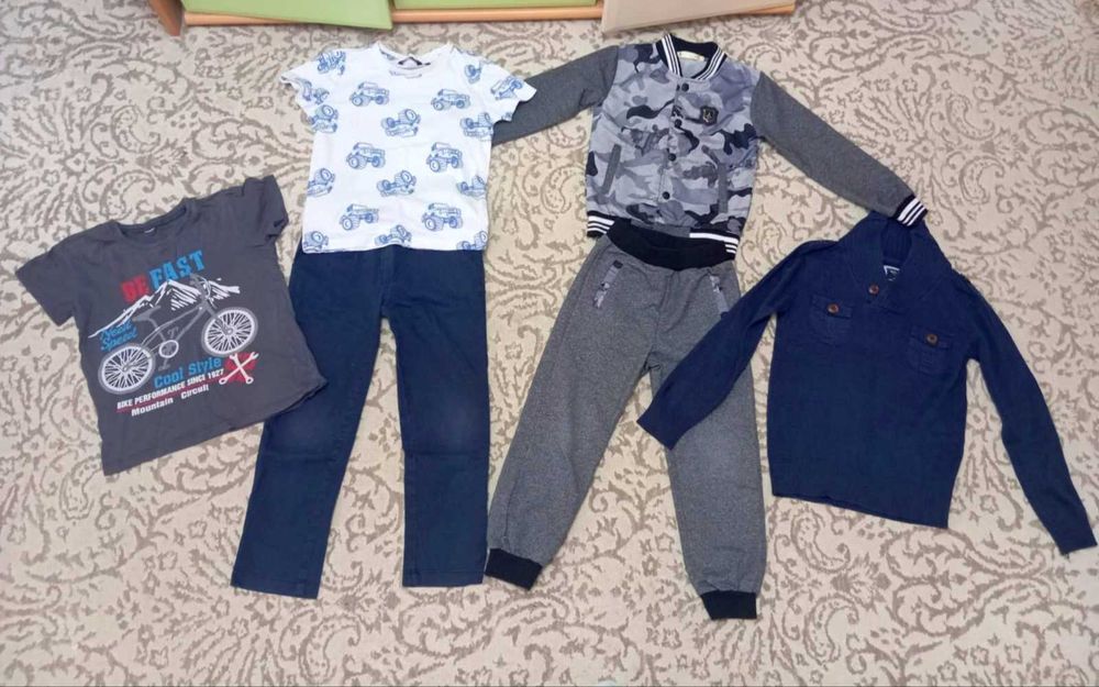 Пакет вещей на мальчика 116-122