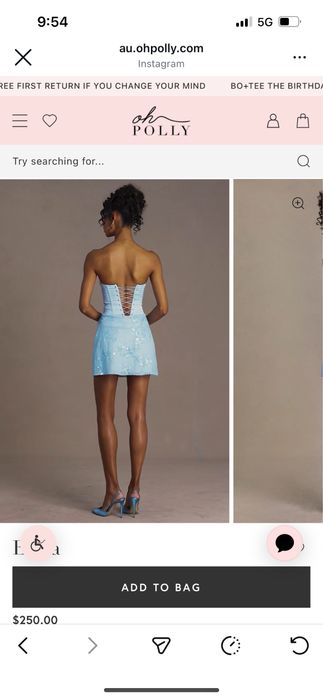 ohpolly синя рокля