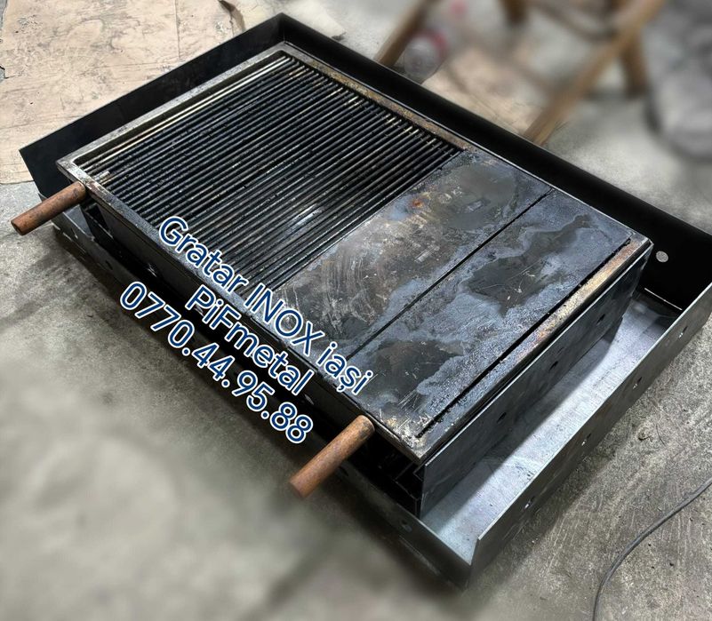 Gratar INOX AISI 304 tije 6 , 8 sau 10 milimetri. gratar caramida seminee sobe