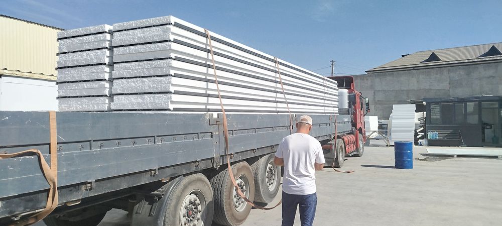 Сендвич панели (Завод) Юкори сифат ва арзон нархларда. Юкори самара