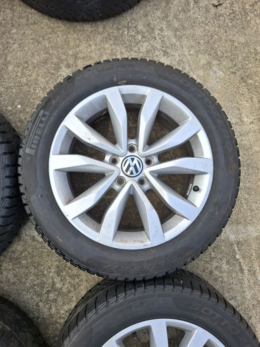Jante aliaj 17 inch originale Volkswagen Passat Tiguan Golf T-roc seat ateca skoda audi