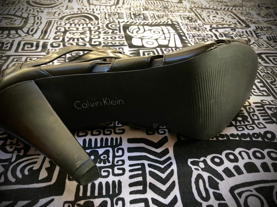 Sandale din piele Calvin Klein