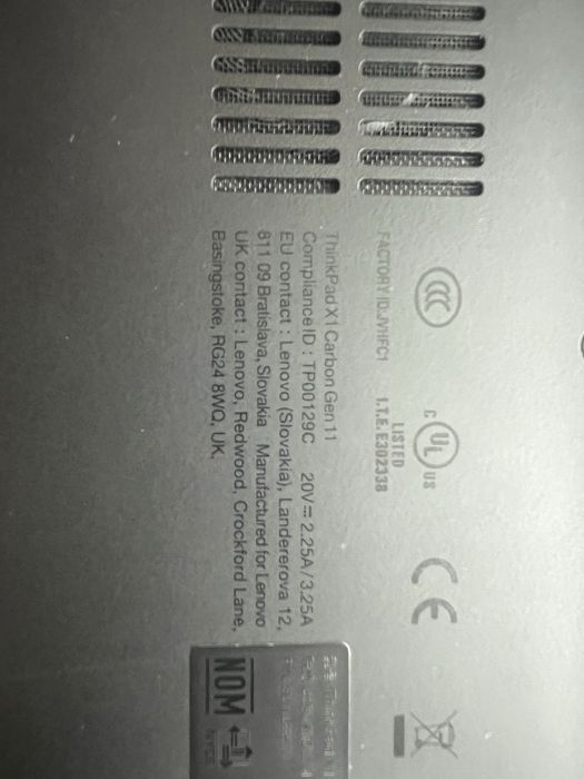 Lenovo Carbon X1 11 gen