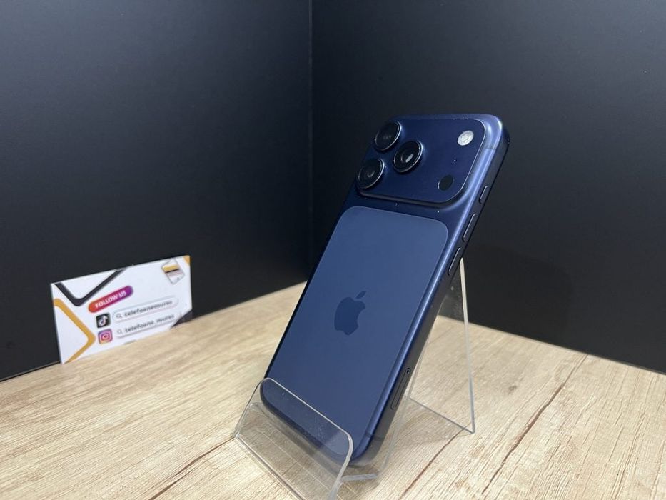 Iphone 17 Pro 256Gb Deep Blue Second-Hand 3 ani garanție, Telefoane Mu
