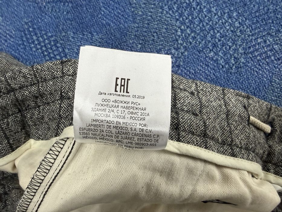 100% вълна Boggi Milano Wool Pinstripe Pant ОРИГИНАЛНИ мъжки панталони - L