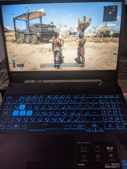 Asus tuf gaming F15 мощный игровой топ