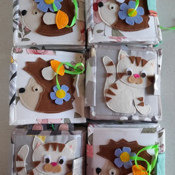 Развивающие книжки из фетра