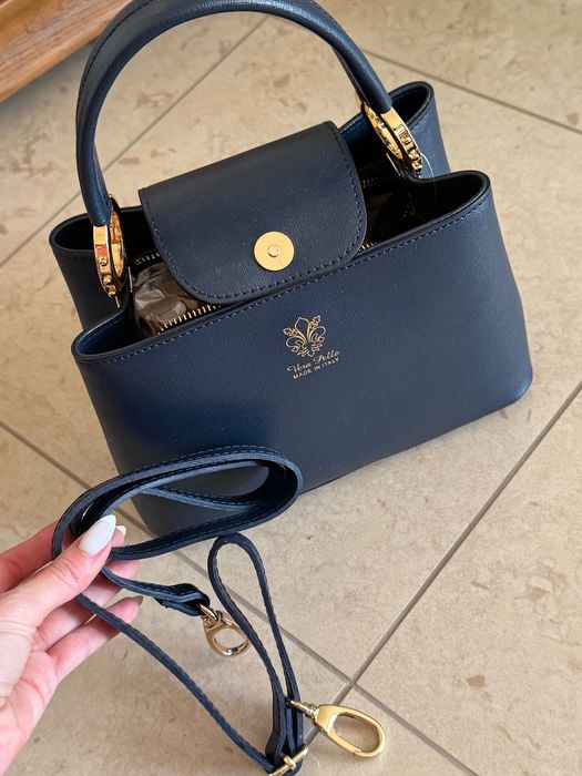 Дамска чанта естествена кожа