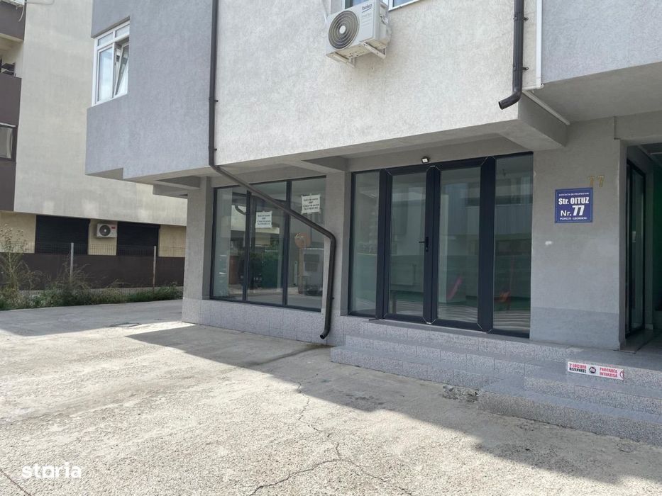 Spațiu comercial stradal de închiriat, 50 mp,Oituz 77/2 locuri parcare