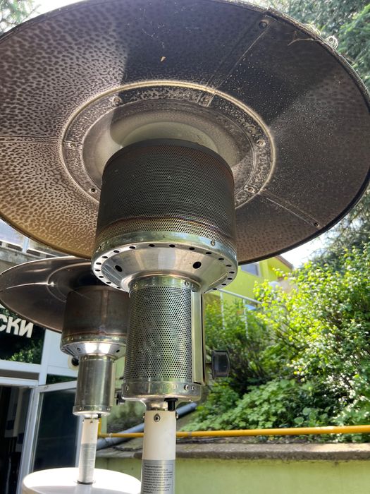 Газов отоплител за вътрешен двор