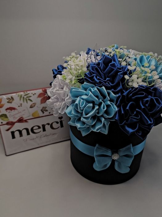 Прекрасный букет из лент