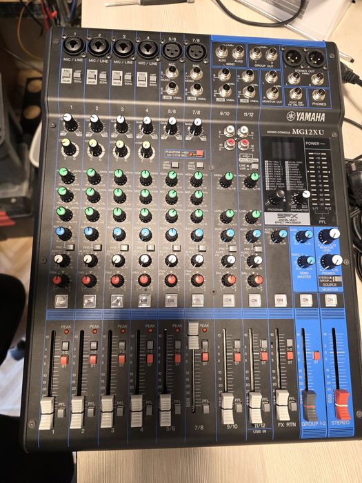 Mixer Audio Yamaha MG12XU - Stare Excelentă / Efecte SPX / USB