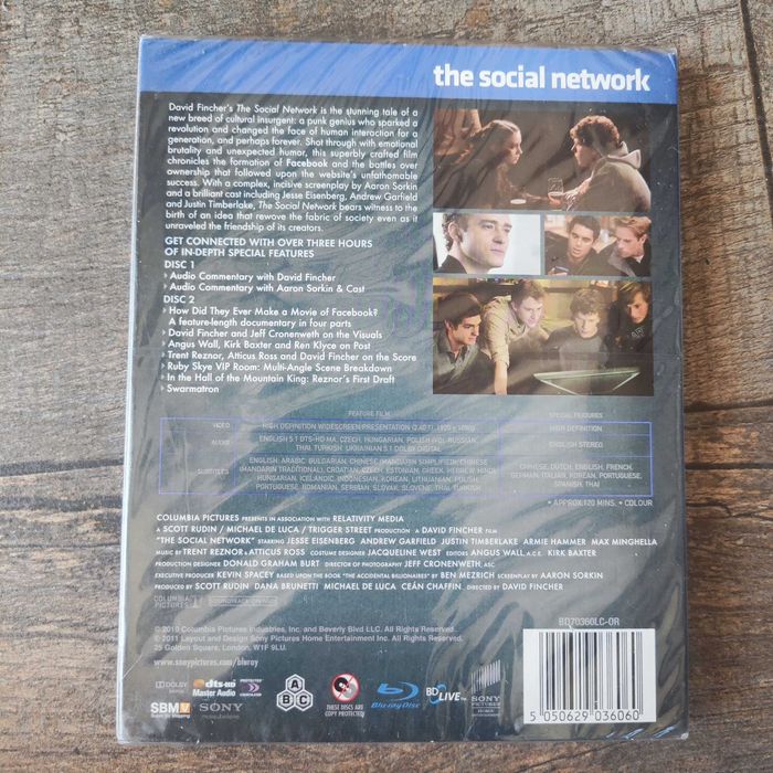 The Social Network Blu ray с БГ СУБ