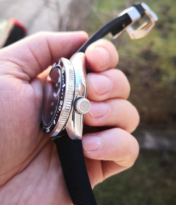 Ceas automatic Seiko Mod  MM300 MarineMaster  300 curea cauciuc