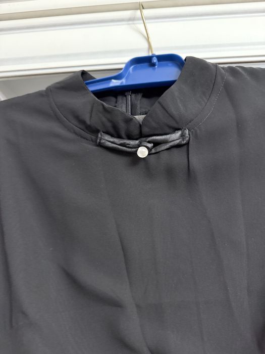 Платье черное вечернее шифон