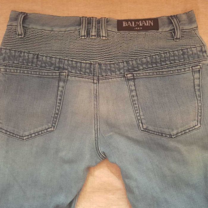 Balmain Biker Skinny Selvedge Jeans W30 / Байкерские джинсы / Винтаж