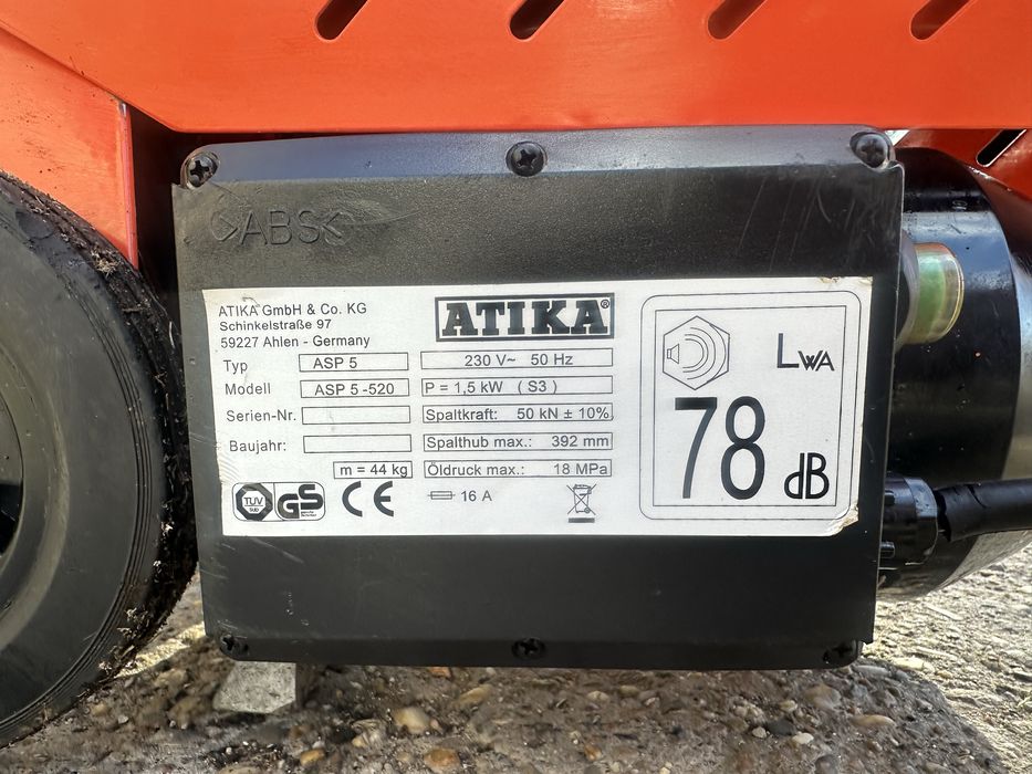 Хидравлична цепачка за дърва Atika Asp 5-520