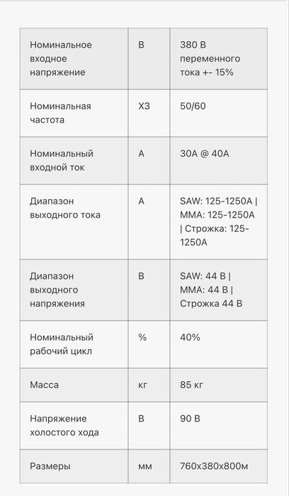 Сварочный аппарат “Riland”TIG 315AC/DC