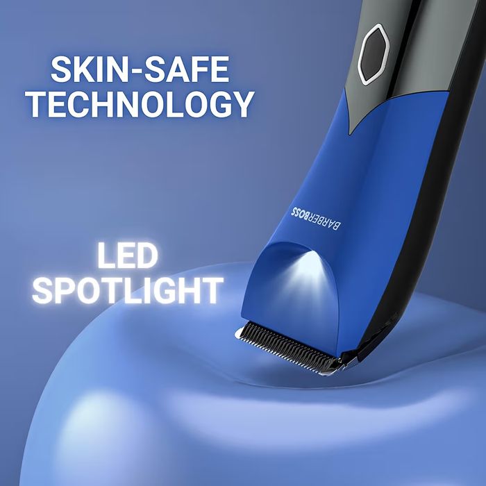 BarberBoss Men's Electric Body Shaver, Rechargeable