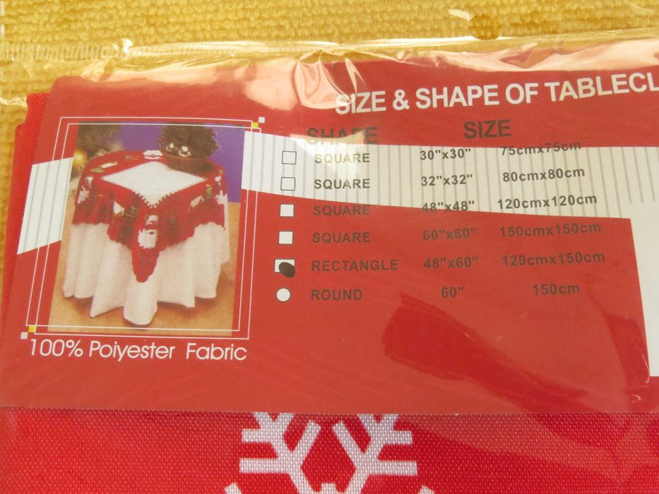 Fata de masa model de Craciun, 120 x 150 cm - Produs NOU