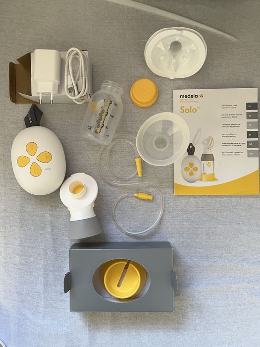 Medela Единична двуфазна електрическа помпа за кърма Solo+