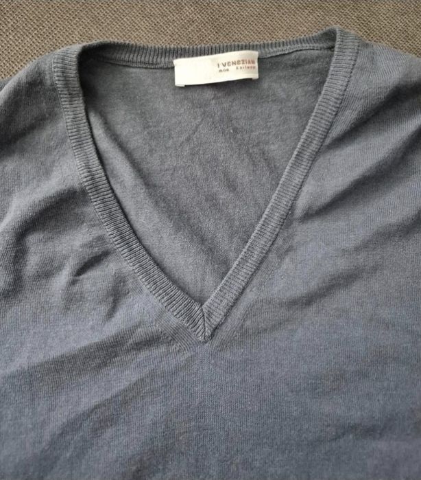 Pulover exclusivist bărbați, I Veneziani, Bumbac PIMA - L