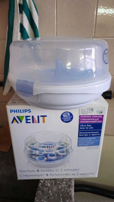 Стерилизатор за микровълнова Philips AVENT за 6 броя шишета