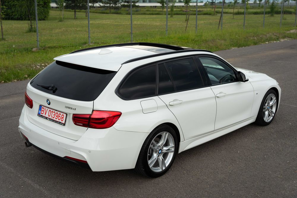 BMW Seria 3 318d B47 M Sport Alcantara Automat Trapă Navigație LED R18