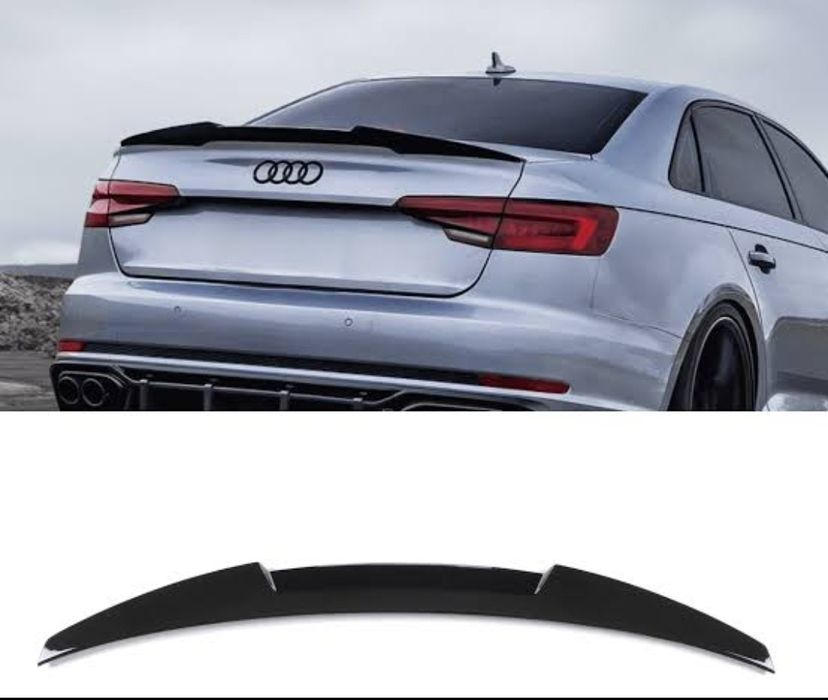 Eleron sport tuning lip codită portbagaj compatibil Audi A4 B9 model M4 V style