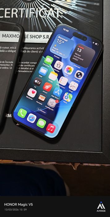 Apple iPhone 16 -128 GB Black / Factura și Garanție