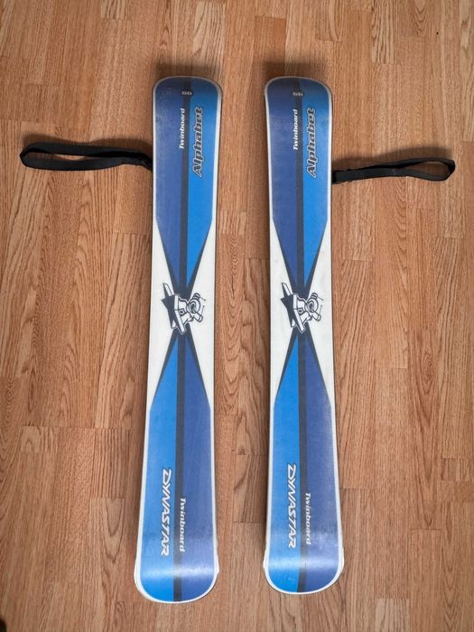 Горные лыжи, ботинки, палки