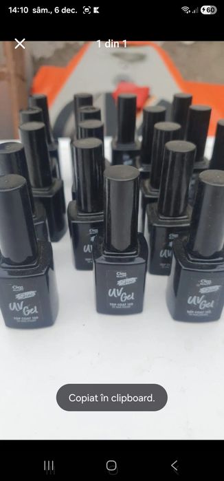 Vând lac uv gel transparent preț 3 lei bucata comanda minima 50 de buc
